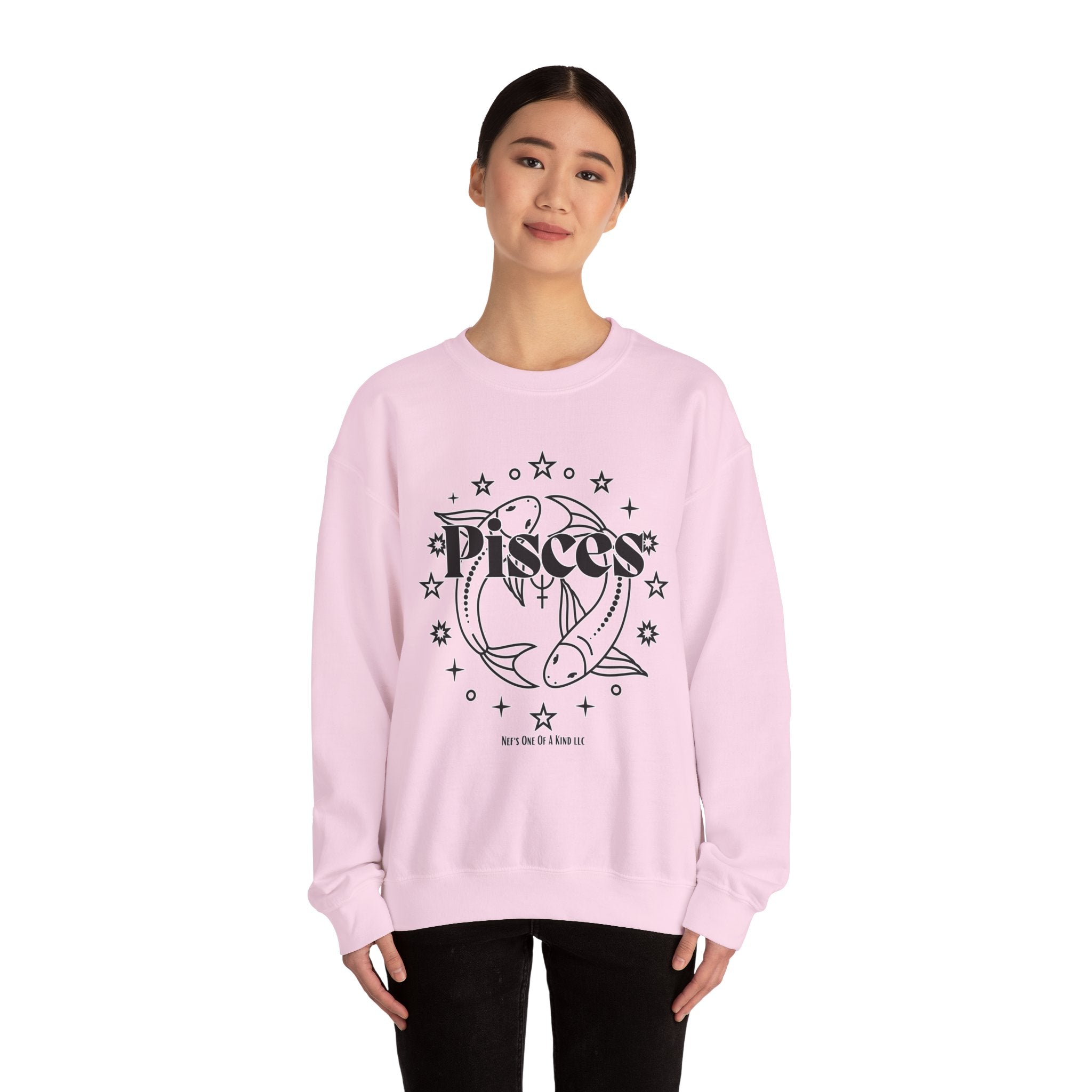 Pisces Unisex Casual Crewneck Sweatshirt